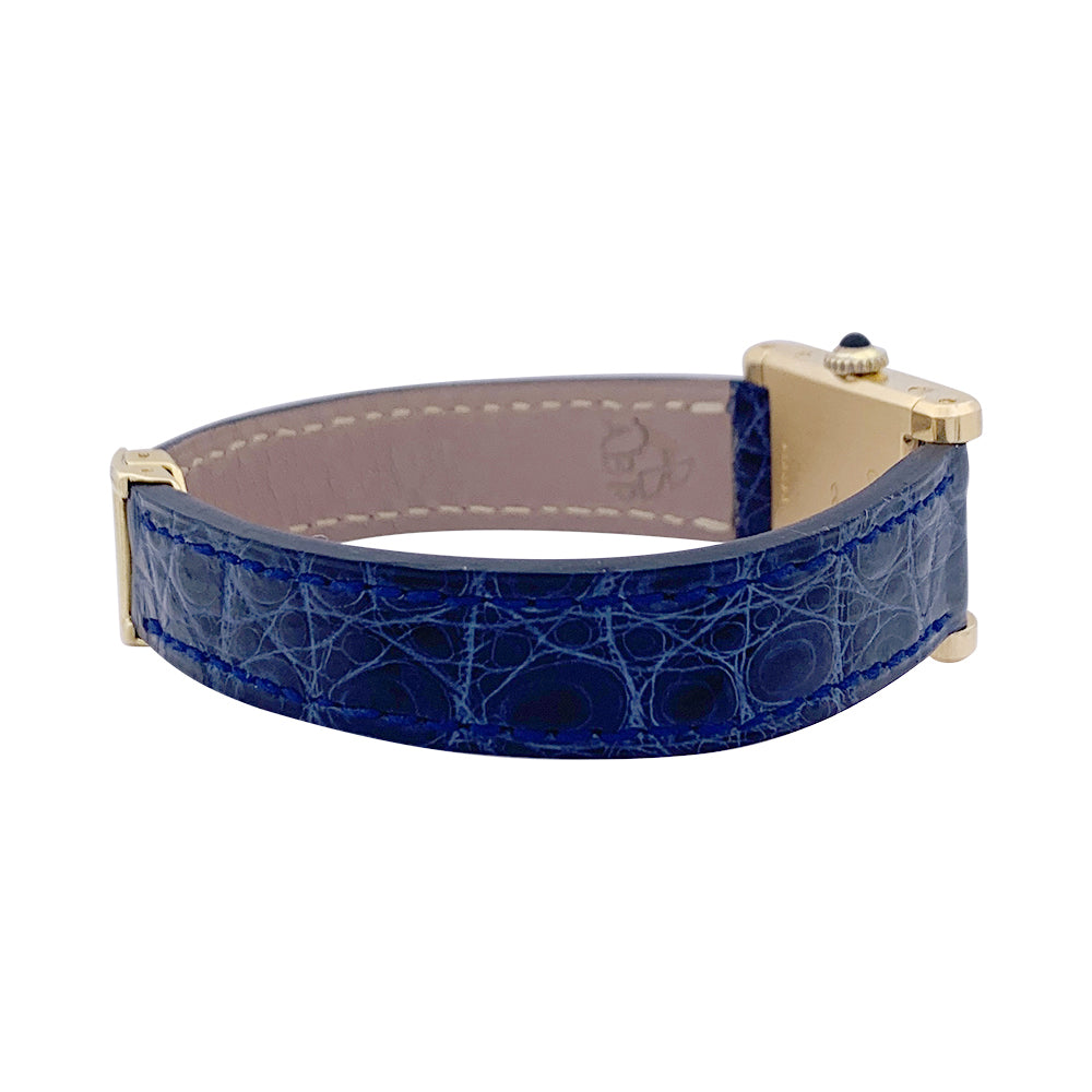 Cartier "Tank Normale" yellow gold watch.