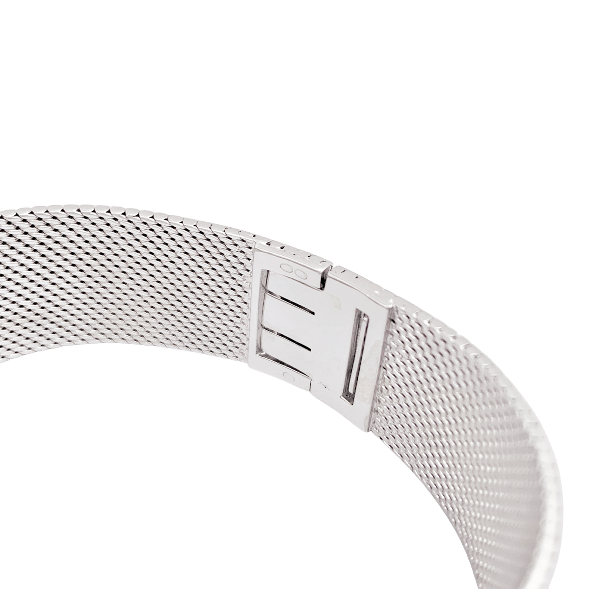 Montre Piaget vintage, or blanc, diamants. - Maison Eloe