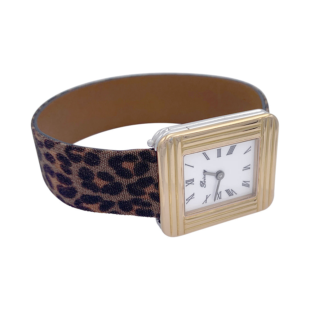 Poiray watch, "Ma Première", gold plated, steel.
