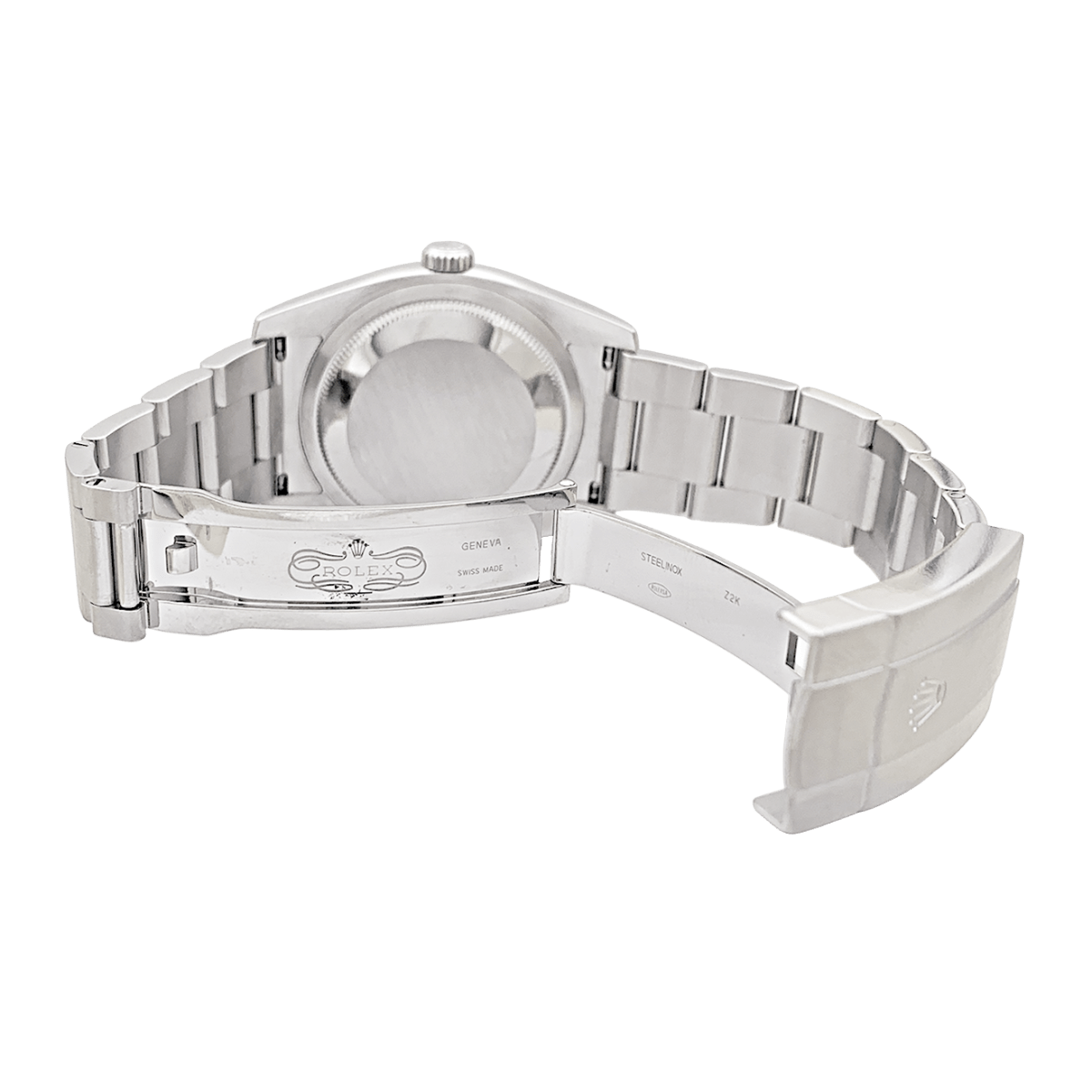 Montre Rolex, "Oyster Perpetual", acier. - Maison Eloe