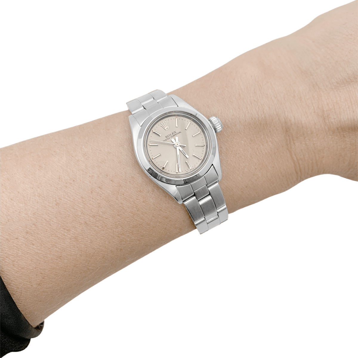 Montre Rolex, "Oyster Perpetual" acier. - Maison Eloe