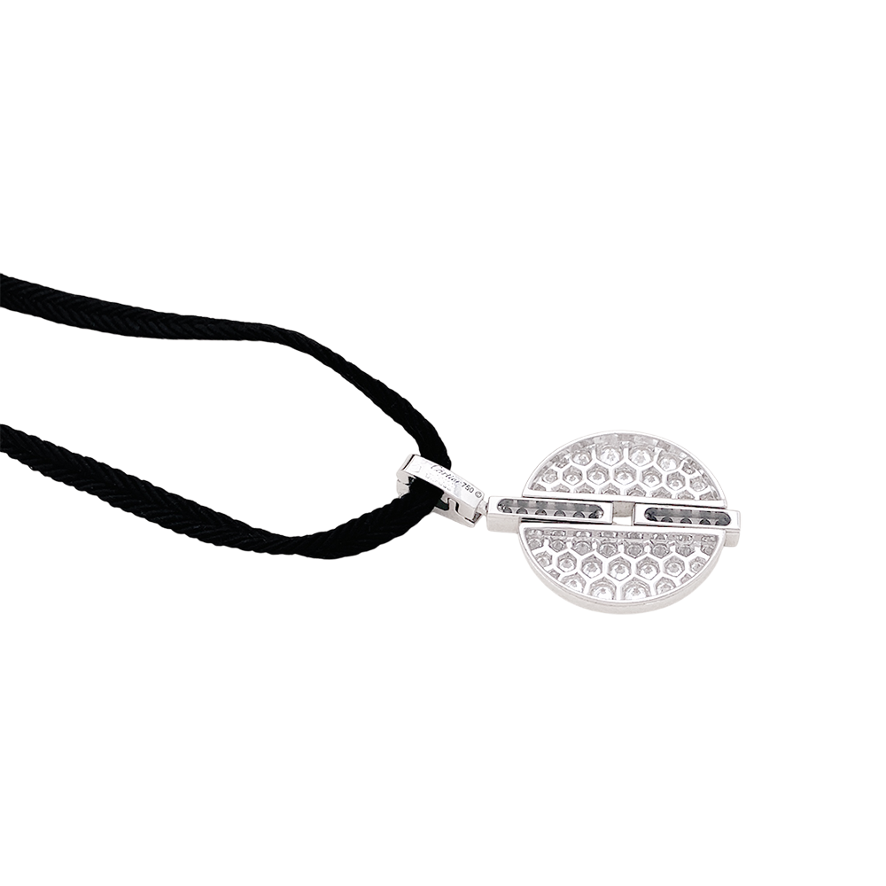 Cartier pendant, "Himalia", white gold, diamonds.