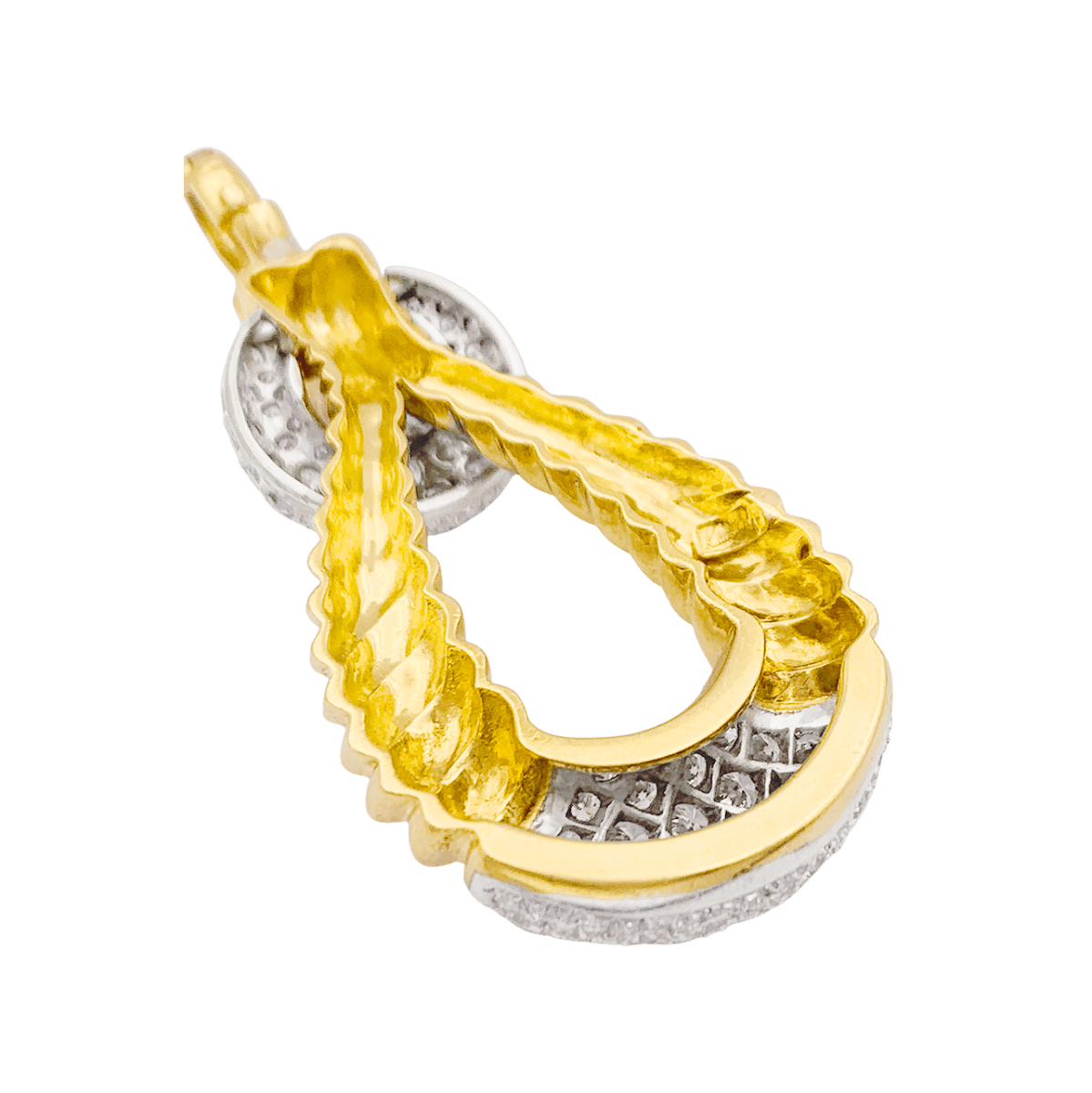 Pendentif vintage Kutchinsky or, diamants. - Maison Eloe