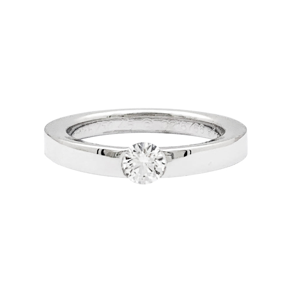 Cartier gold and diamond solitaire.