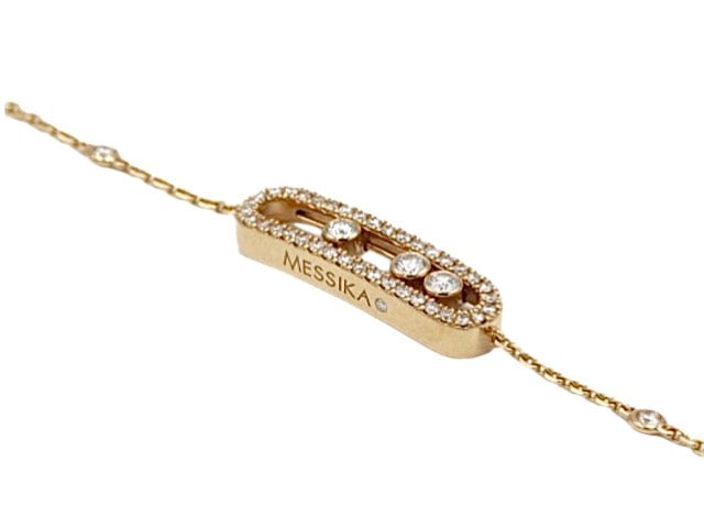 Messika, "Baby Move" bracelet in yellow gold and diamonds