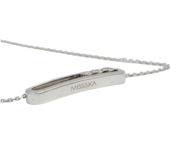 Messika "Move" necklace in white gold and diamonds