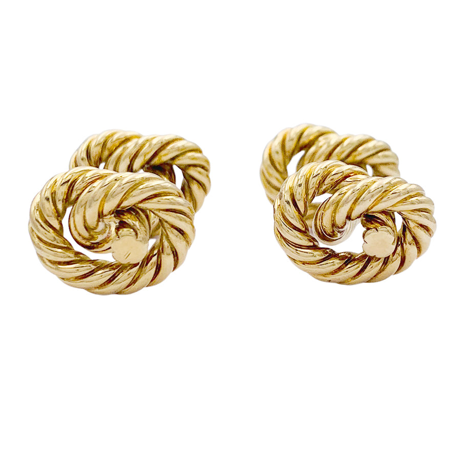 Hermès "Knots" cufflinks.