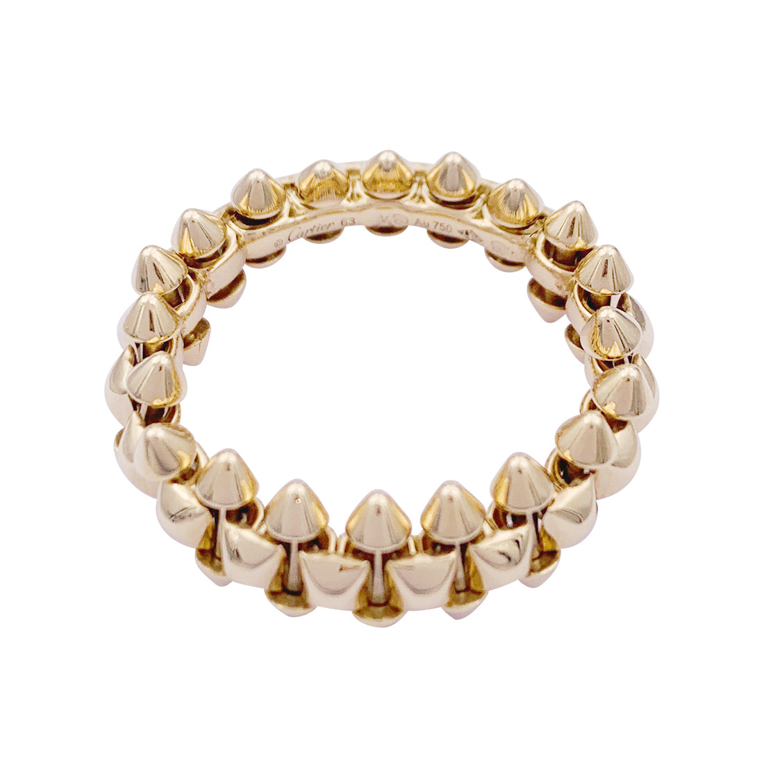Bague Cartier, "Clash", or rose.