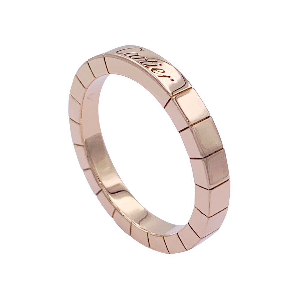 Cartier ring, "Lanière", pink gold.