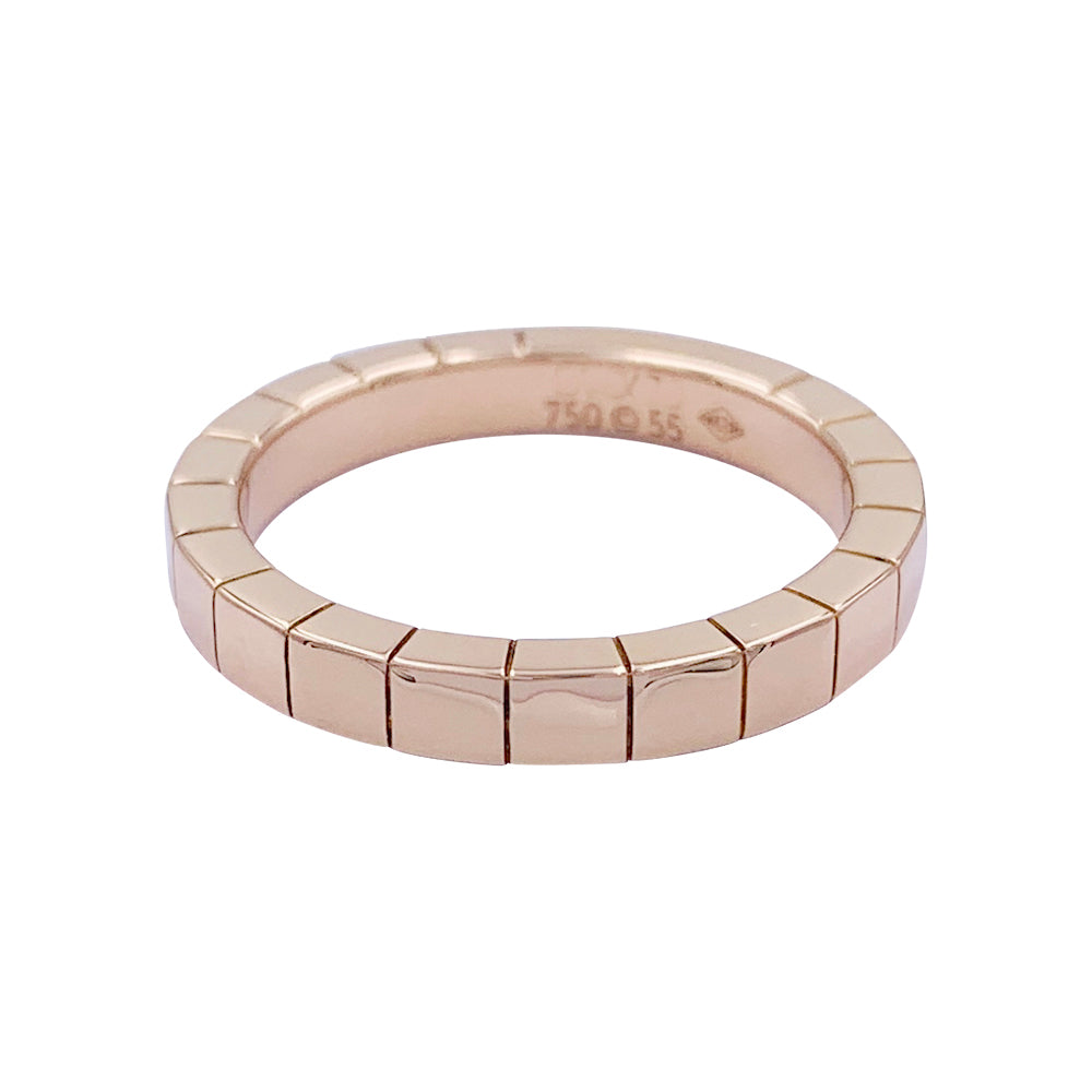 Cartier ring, "Lanière", pink gold.
