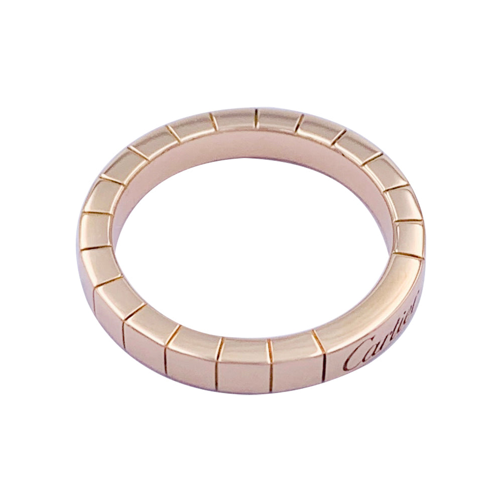 Cartier ring, "Lanière", pink gold.