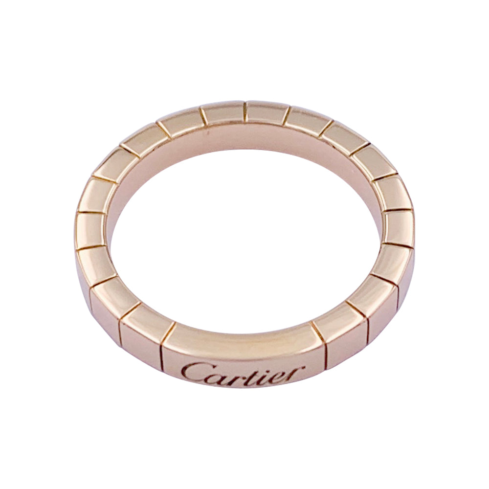 Cartier ring, "Lanière", pink gold.