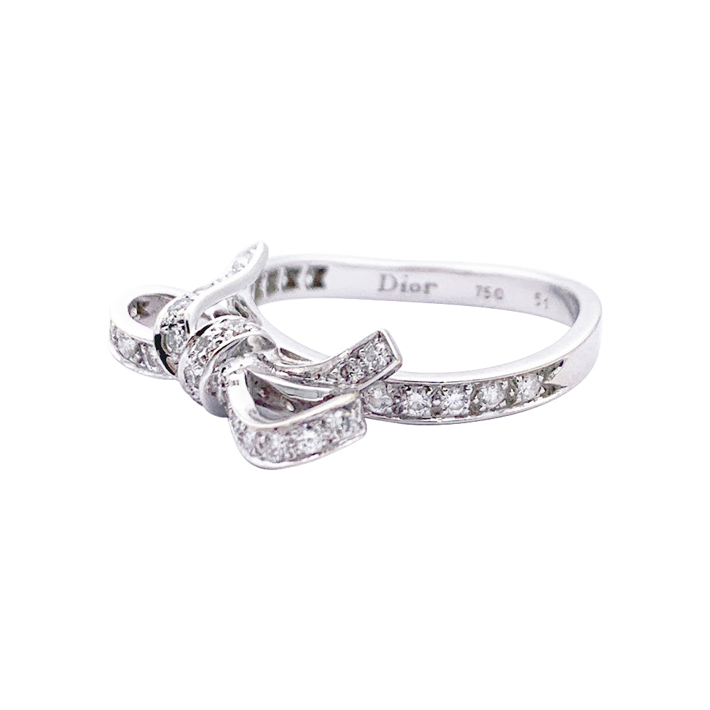 Dior ring, "Petit Tralala", white gold and diamonds.