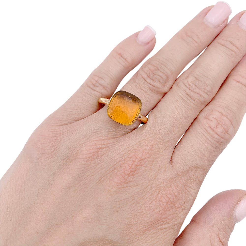 Pomellato ring, "Nudo Maxi", citrine.