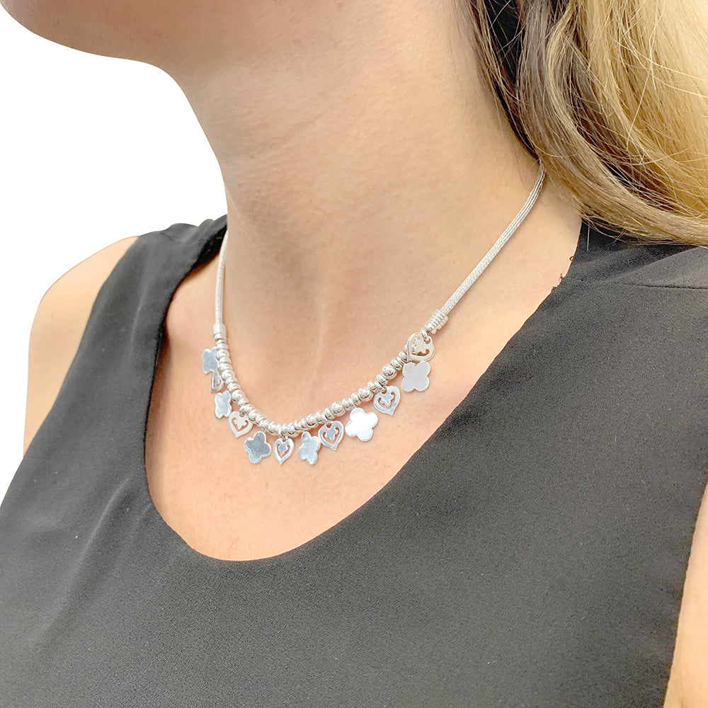 OJPerrin necklace, "Legends", white gold.