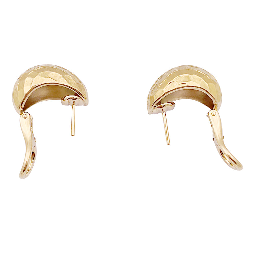 Pomellato "Duna" rose gold earrings.