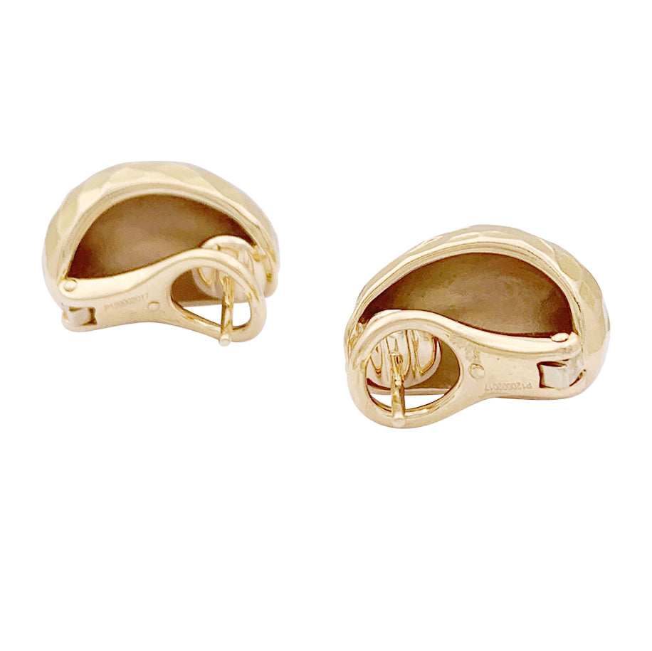 Pomellato "Duna" rose gold earrings.