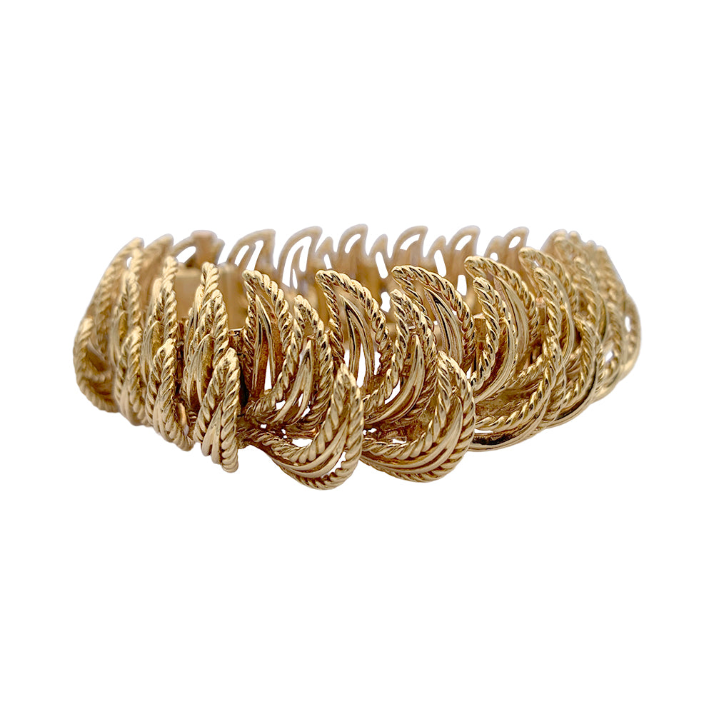 Boucheron Vintage yellow gold bracelet.
