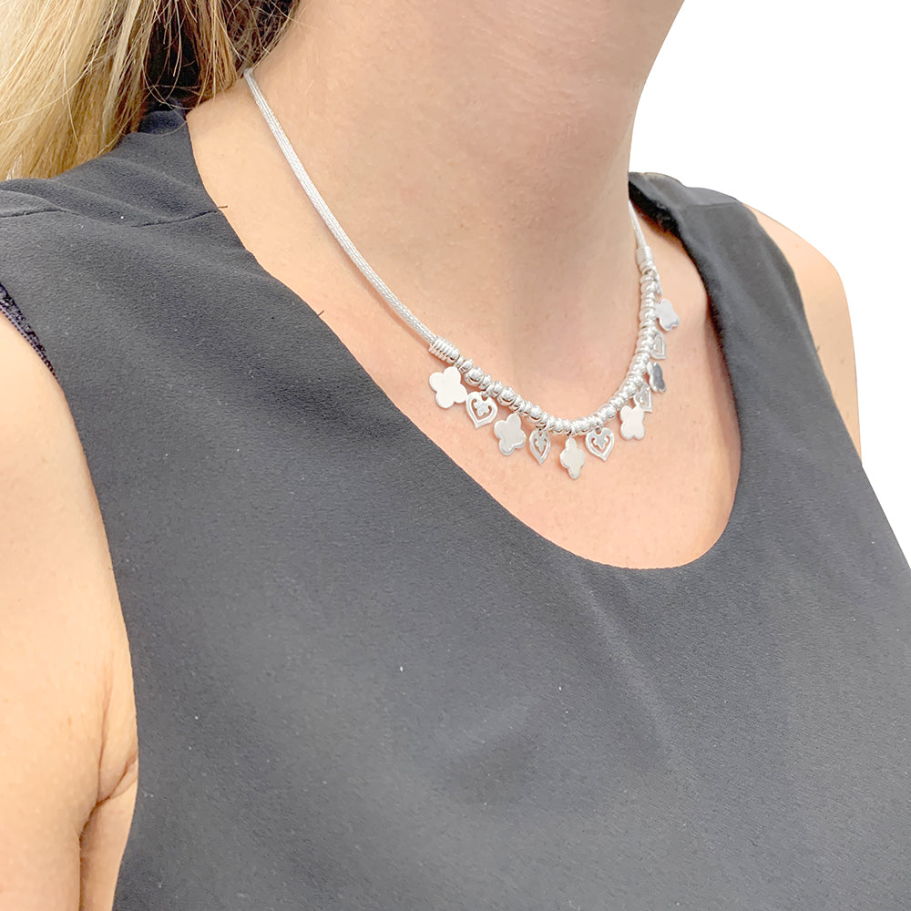 OJPerrin necklace, "Legends", white gold.