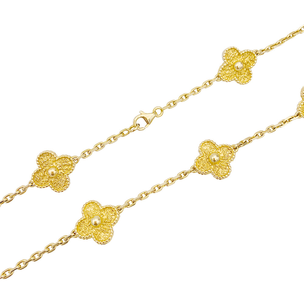Van Cleef &amp; Arpels necklace, “Vintage Alhambra”, yellow gold.