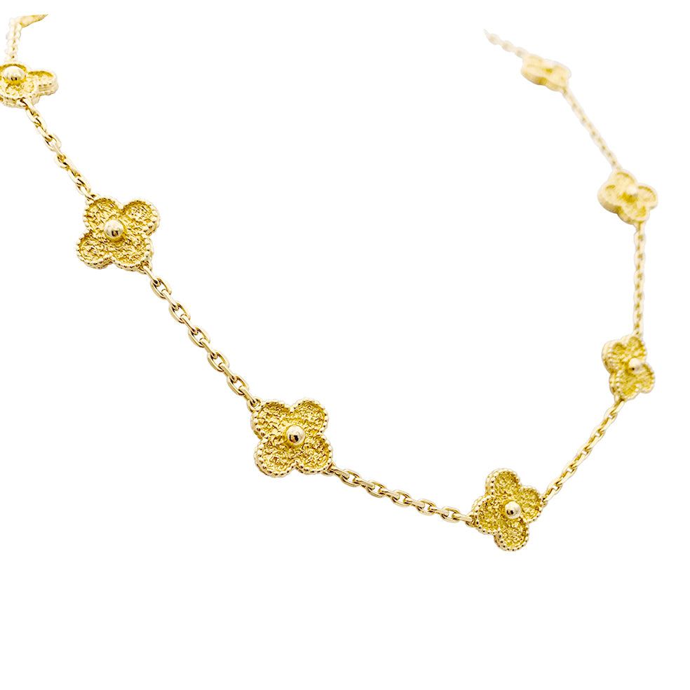 Van Cleef &amp; Arpels necklace, “Vintage Alhambra”, yellow gold.