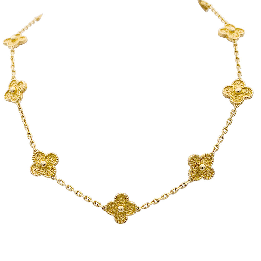 Van Cleef &amp; Arpels necklace, “Vintage Alhambra”, yellow gold.