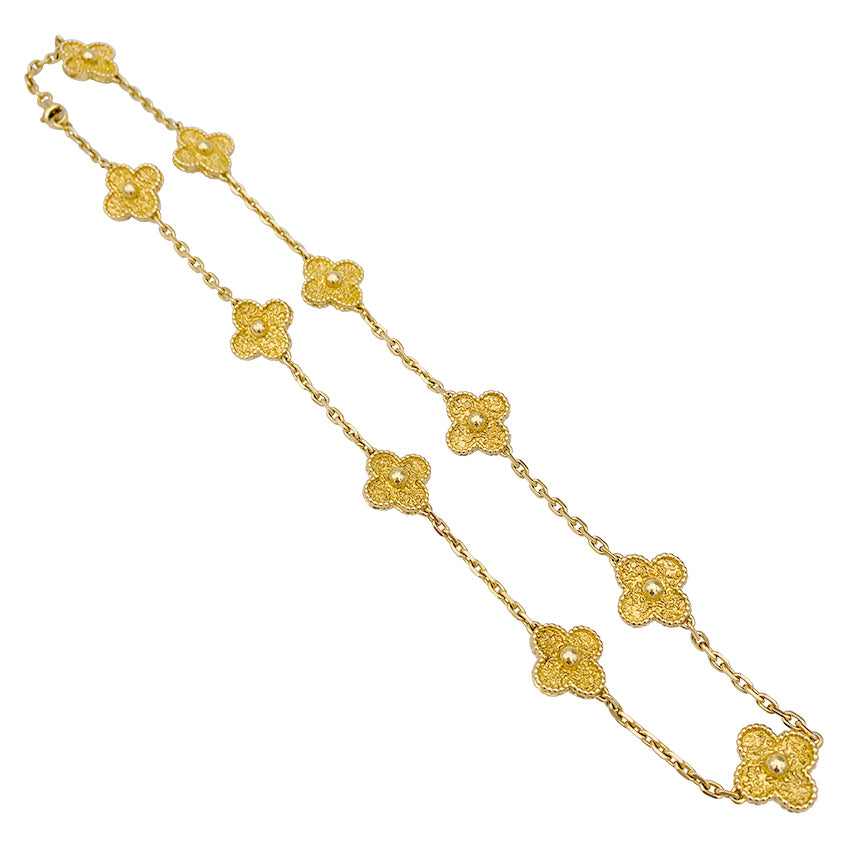 Van Cleef &amp; Arpels necklace, “Vintage Alhambra”, yellow gold.