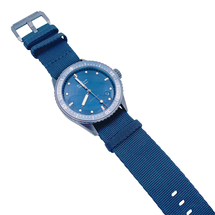 Blancpain diving watch, “Fifty Fathoms Bathyscaphe”, ceramic.