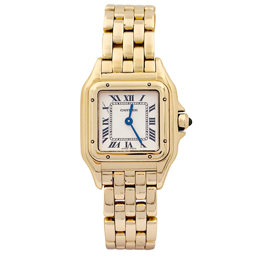 Cartier watch, "Panther", yellow gold.