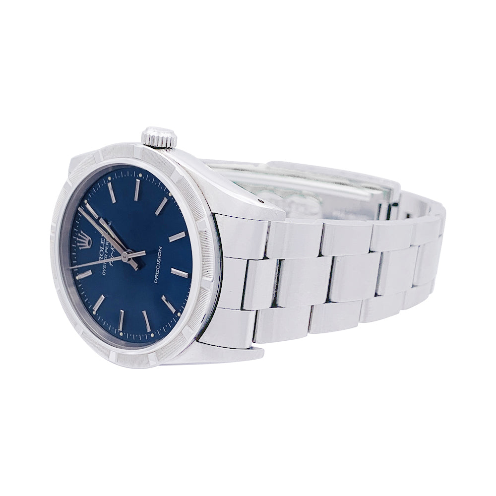 Rolex watch, "Oyster Perpetual Air-King", in steel on steel.
