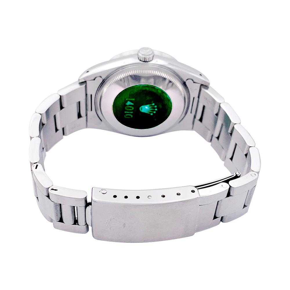 Rolex watch, "Oyster Perpetual Air-King", in steel on steel.