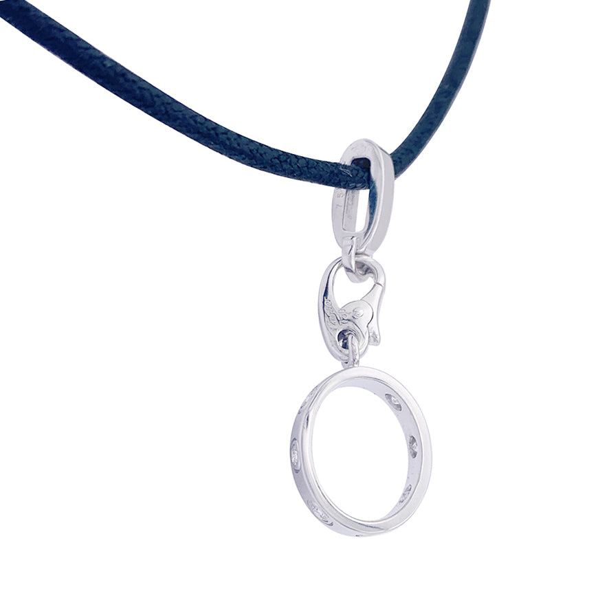 Cartier "Love" pendant, white gold, diamonds.