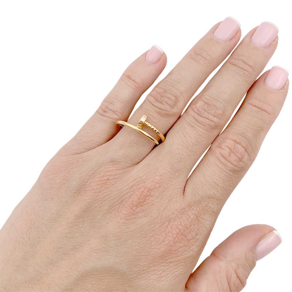 Cartier ring, “Just a Nail”, yellow gold.