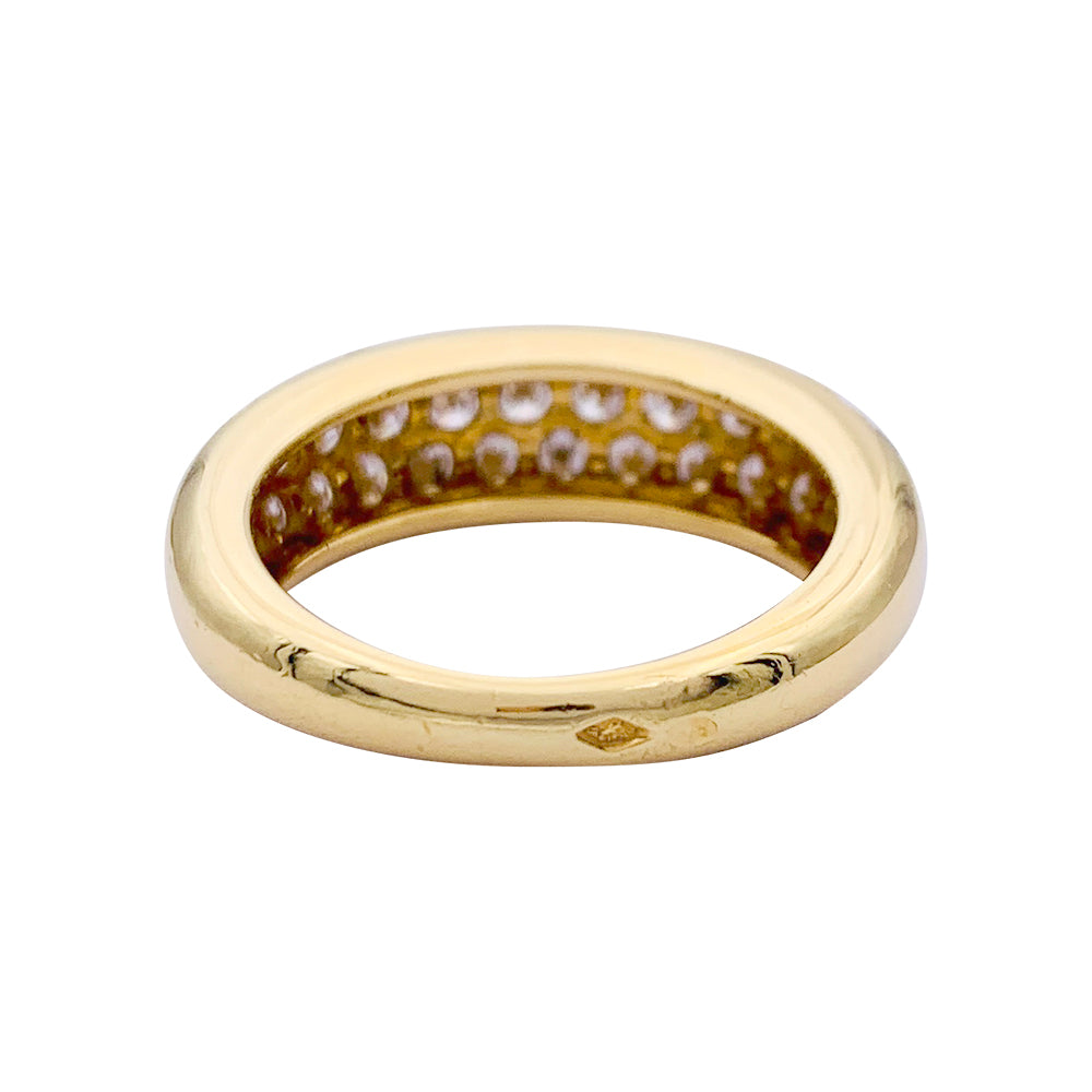 Cartier ring, "Mimi", yellow gold, diamonds.