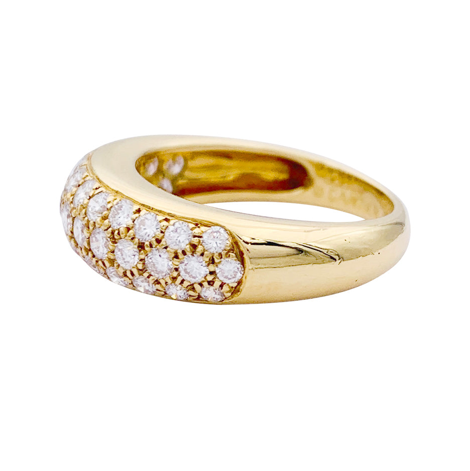 Cartier ring, "Mimi", yellow gold, diamonds.