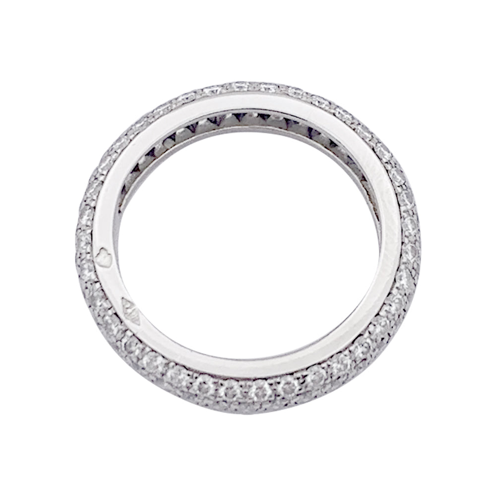 Alliance Cartier platine, diamants.