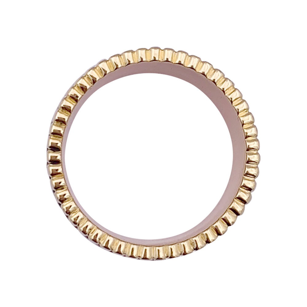 Boucheron ring, "Quatre Classique Large", three golds and diamonds