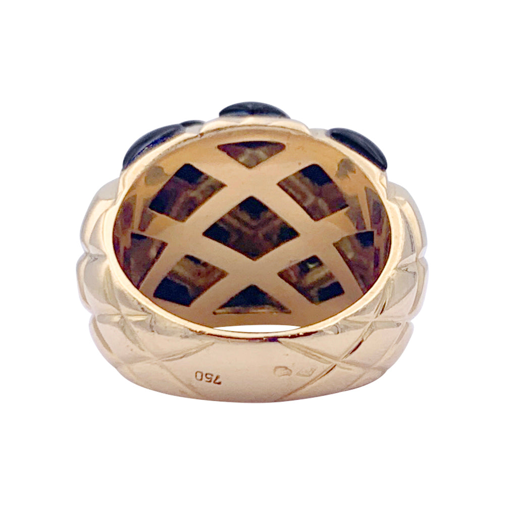 Chanel ring, yellow gold, onyx.