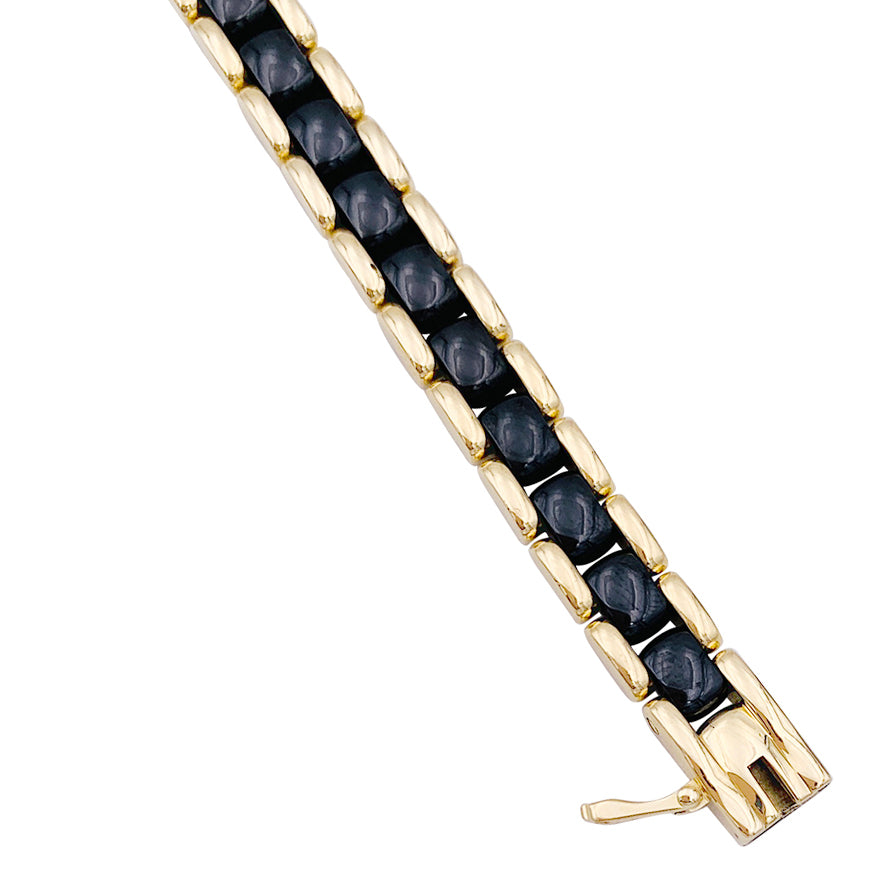 Chanel bracelet, "Ultra", yellow gold, ceramic.