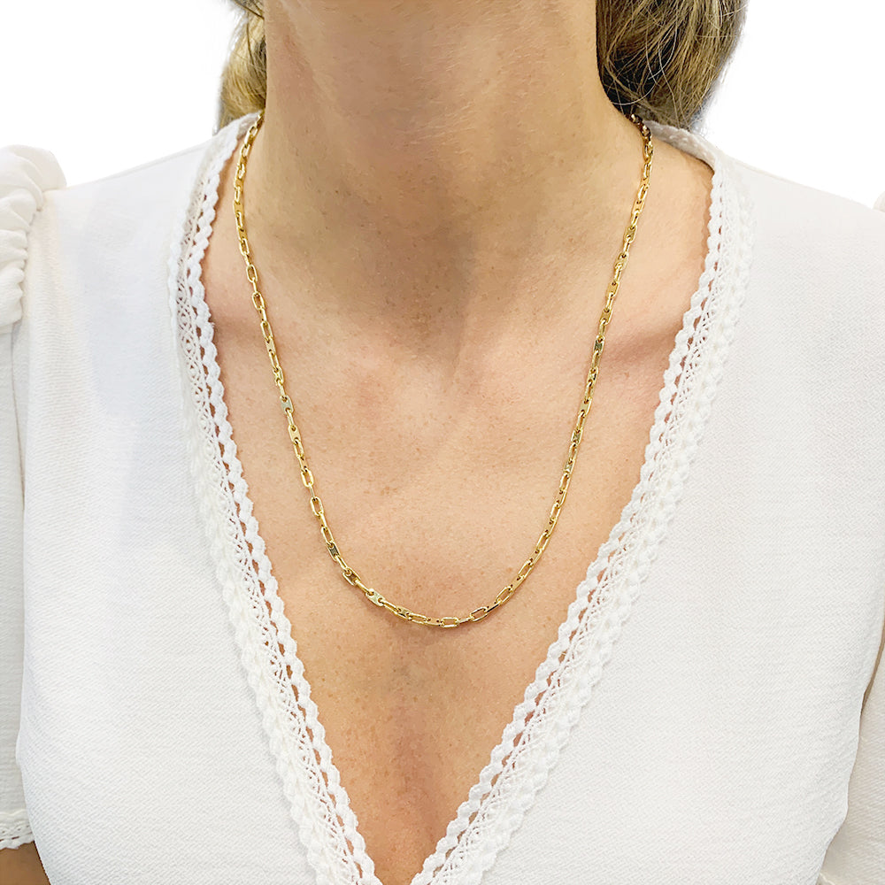 OJPerrin yellow gold chain.
