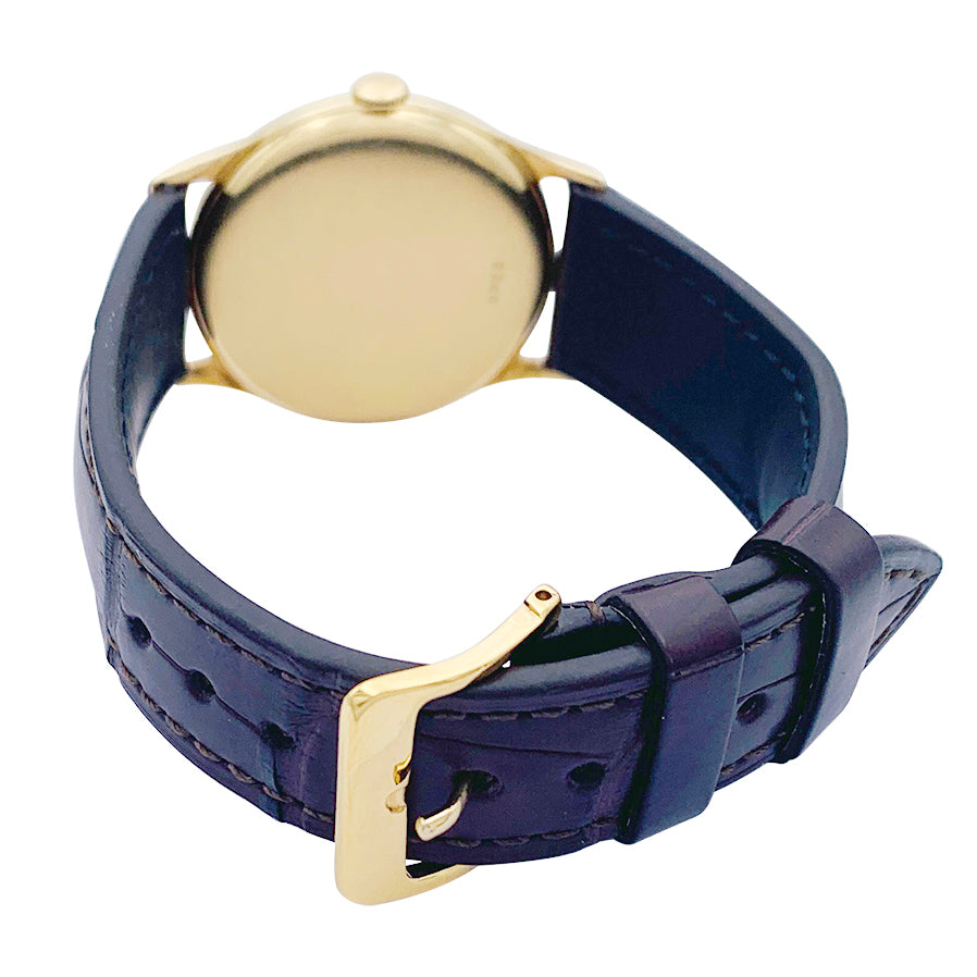 Montre Audemars Piguet, "Classique", or jaune, cuir.