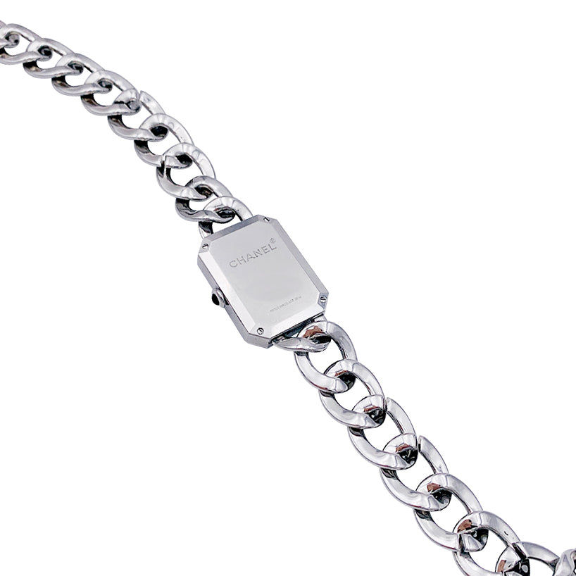 Chanel watch, "First Gourmette Chain", steel.