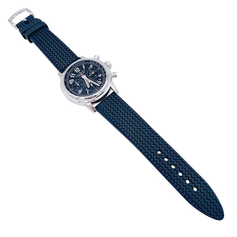Chopard watch, "Mille Miglia Classic Chronograph", steel, rubber.