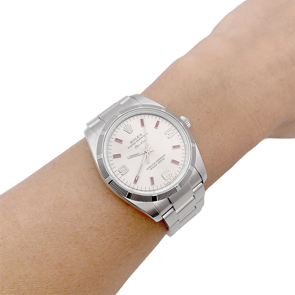 Rolex watch, "Oyster Perpetual Air-King", steel.