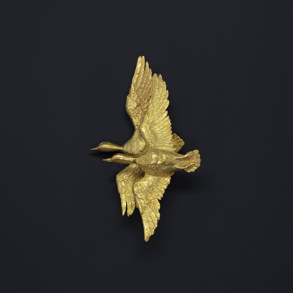 Broche « Canards » signée Hermès - Maison Eloe