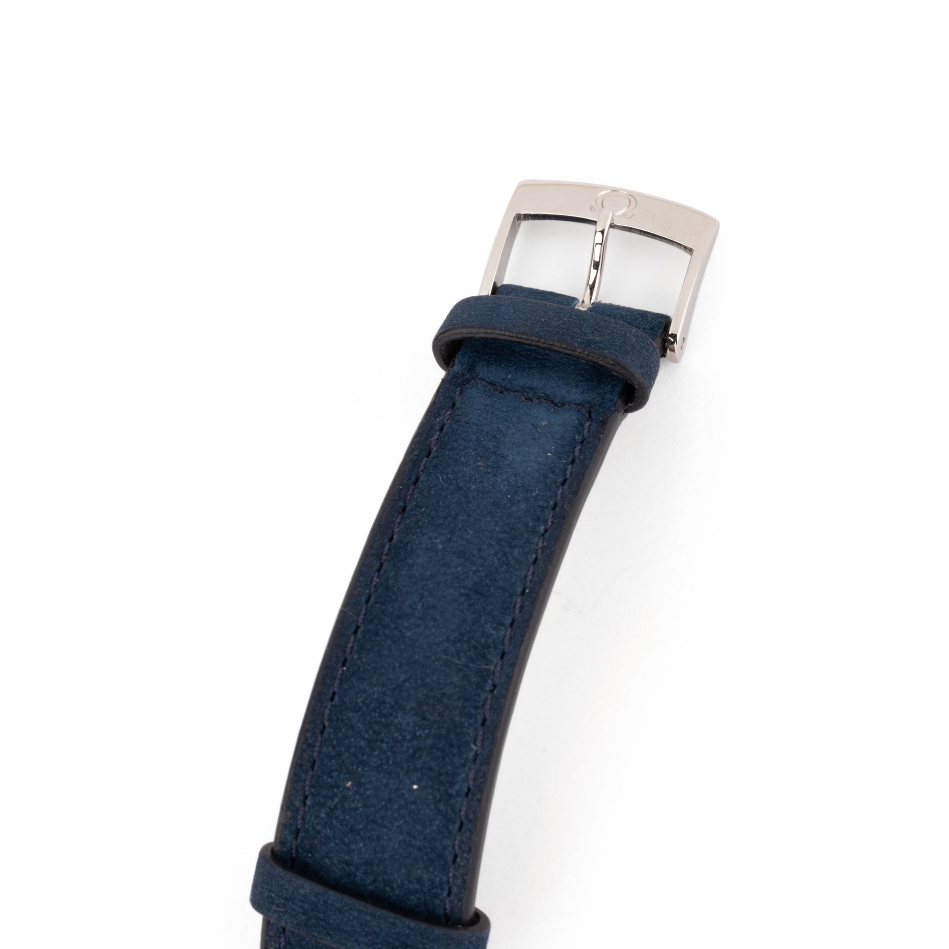 Vintage Omega watch in steel, leather strap