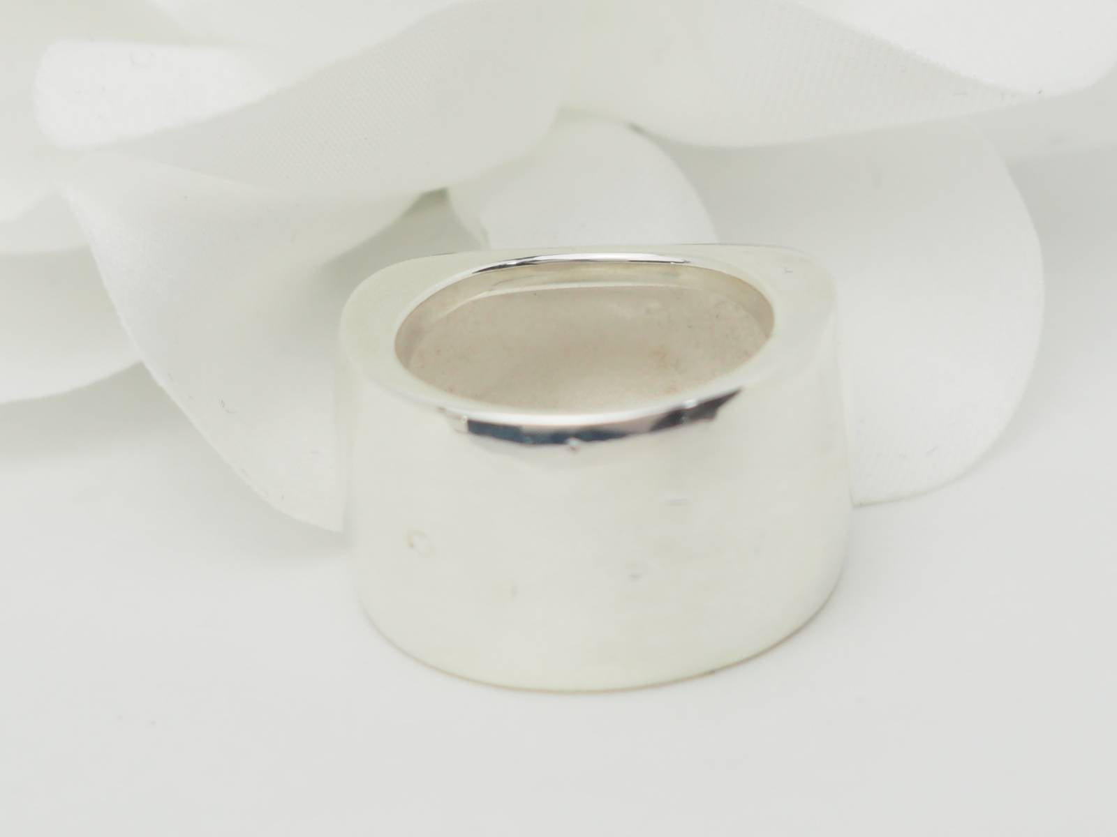 Bague Hermès vintage Palmyre en argent