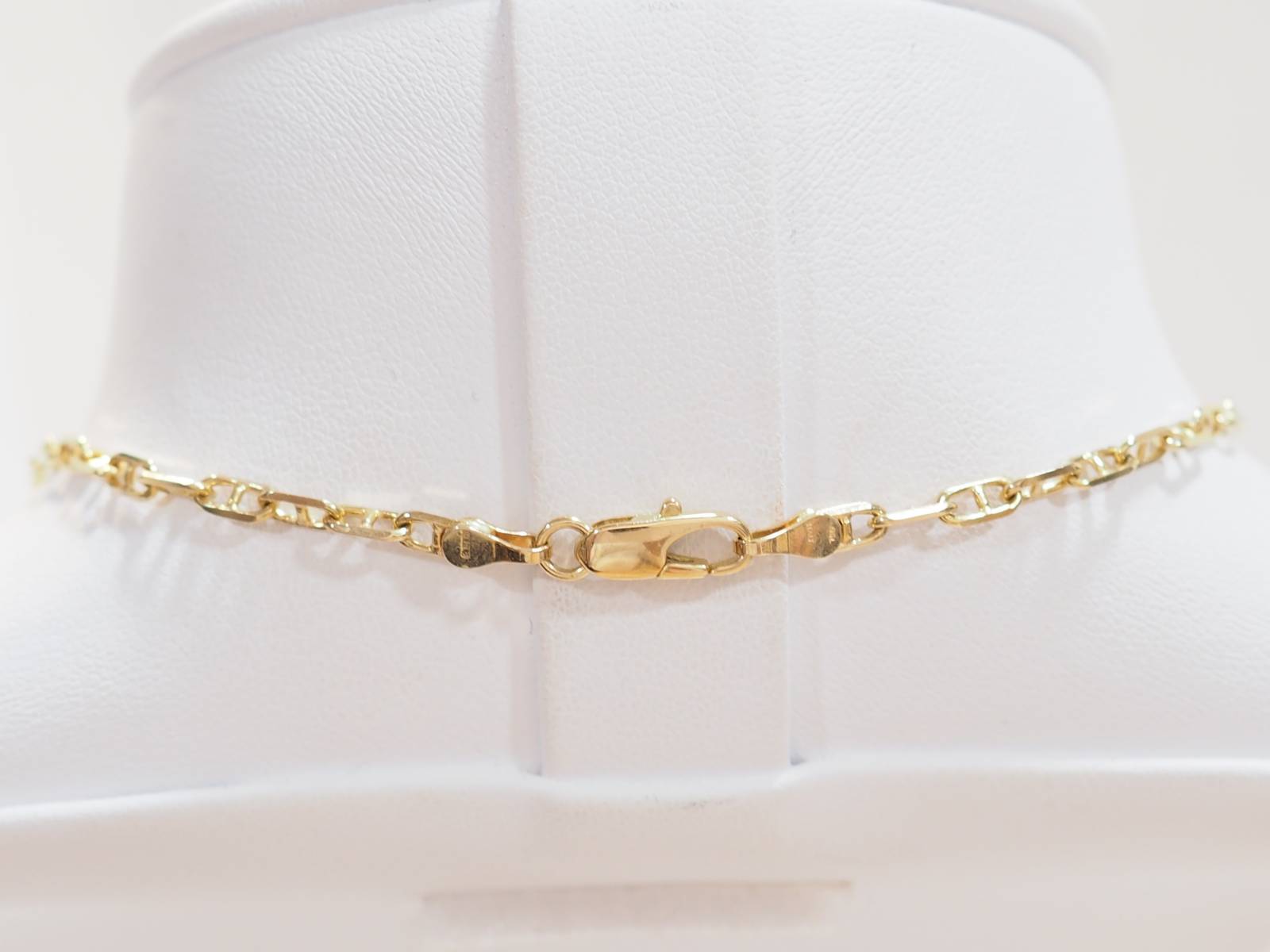 Collier maille marine en or jaune