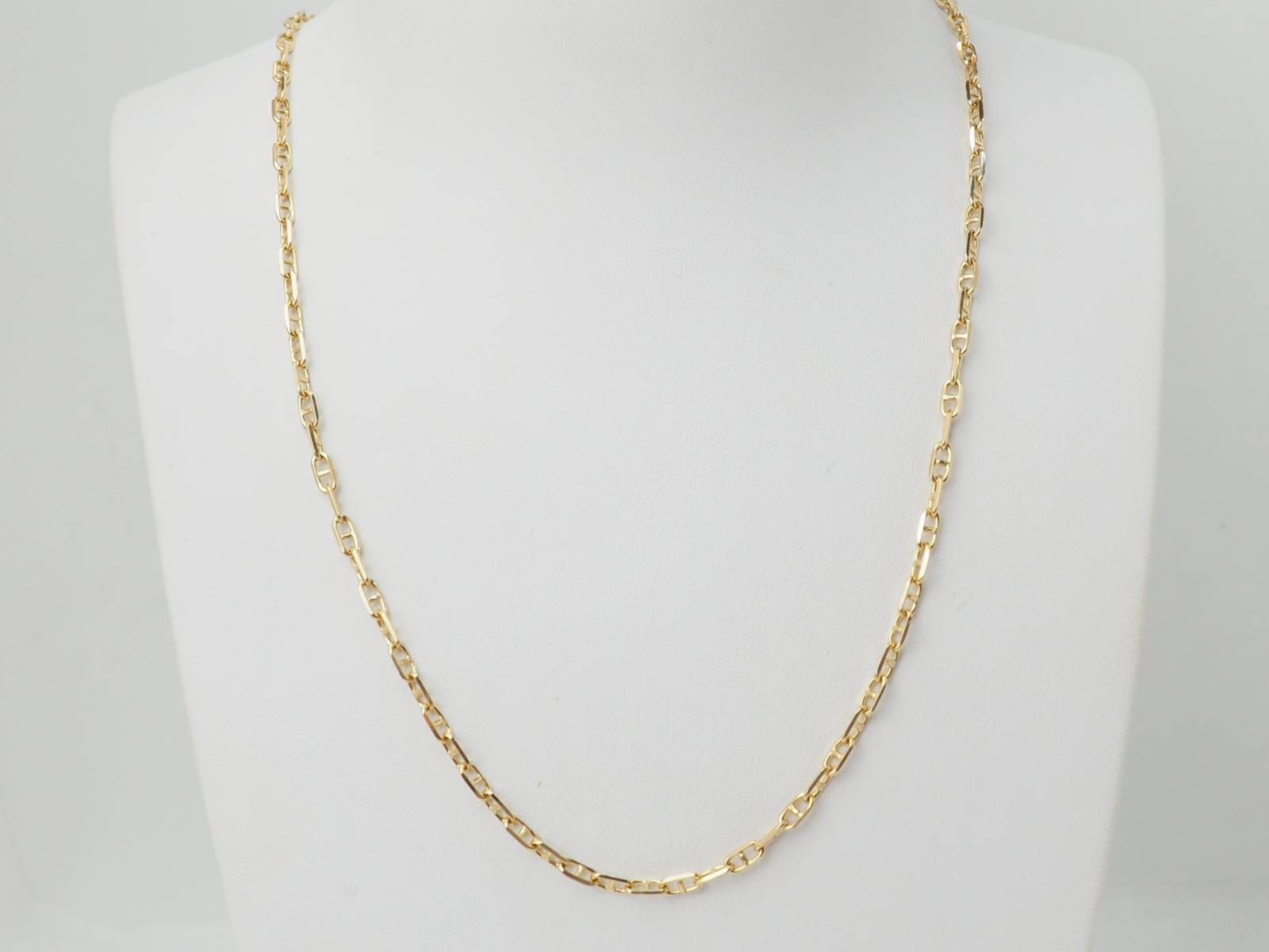 Collier maille marine en or jaune