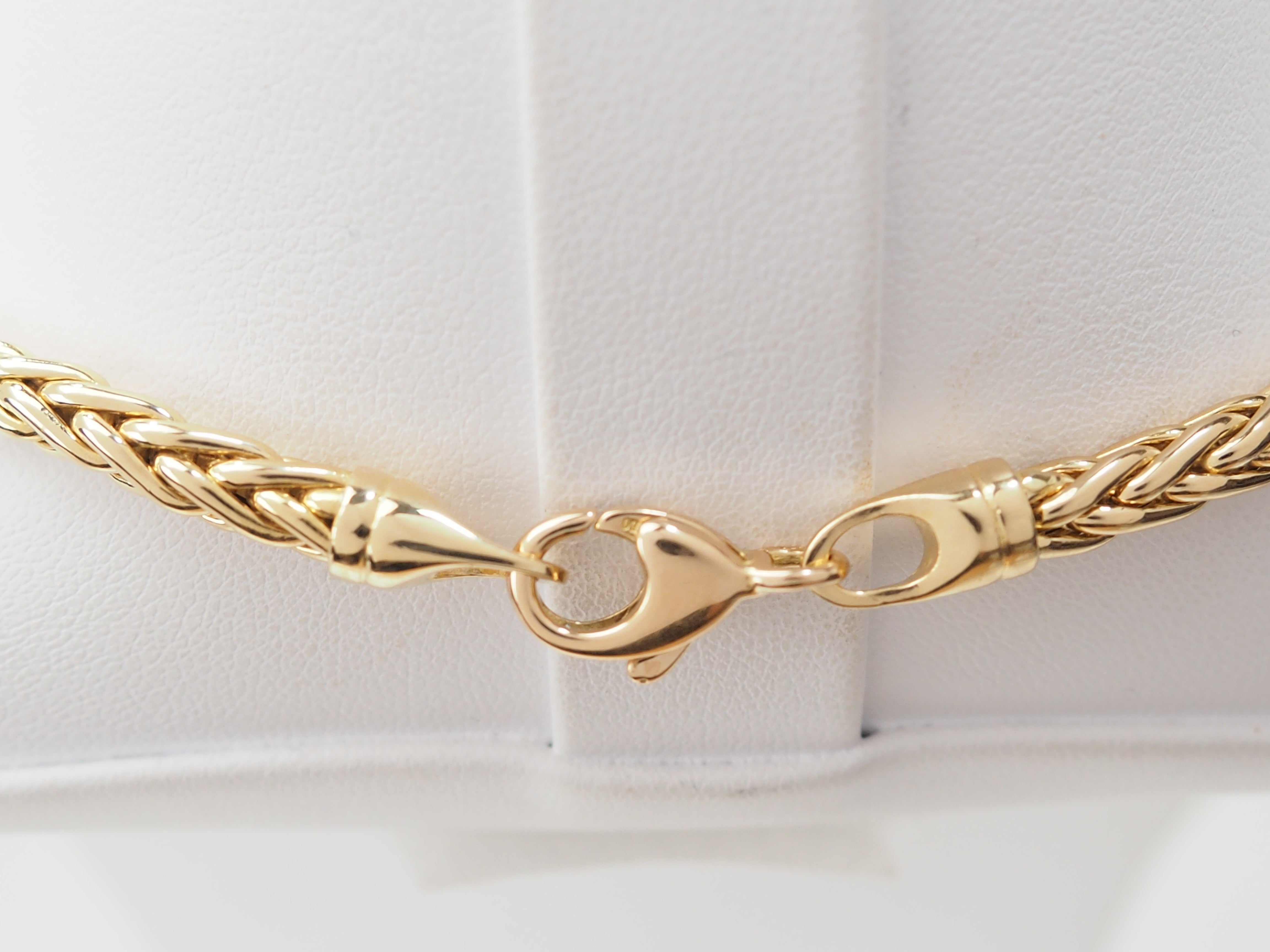 Collier maille palmier en or jaune